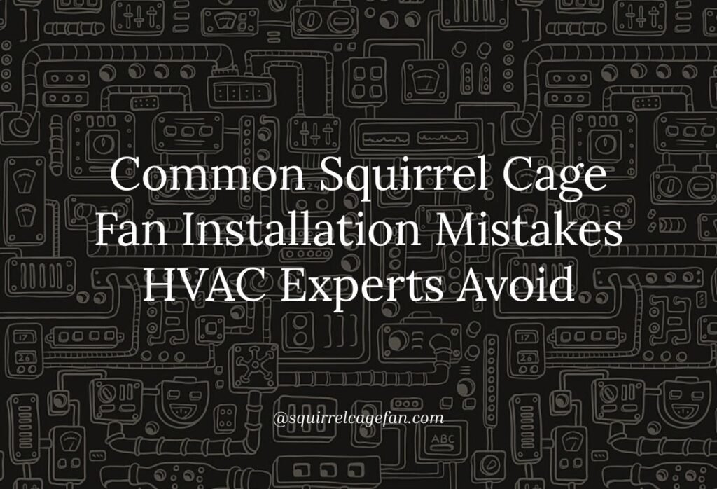 Common Installation Mistakes With Squirrel Cage Fans and How HVAC Experts Avoid Them