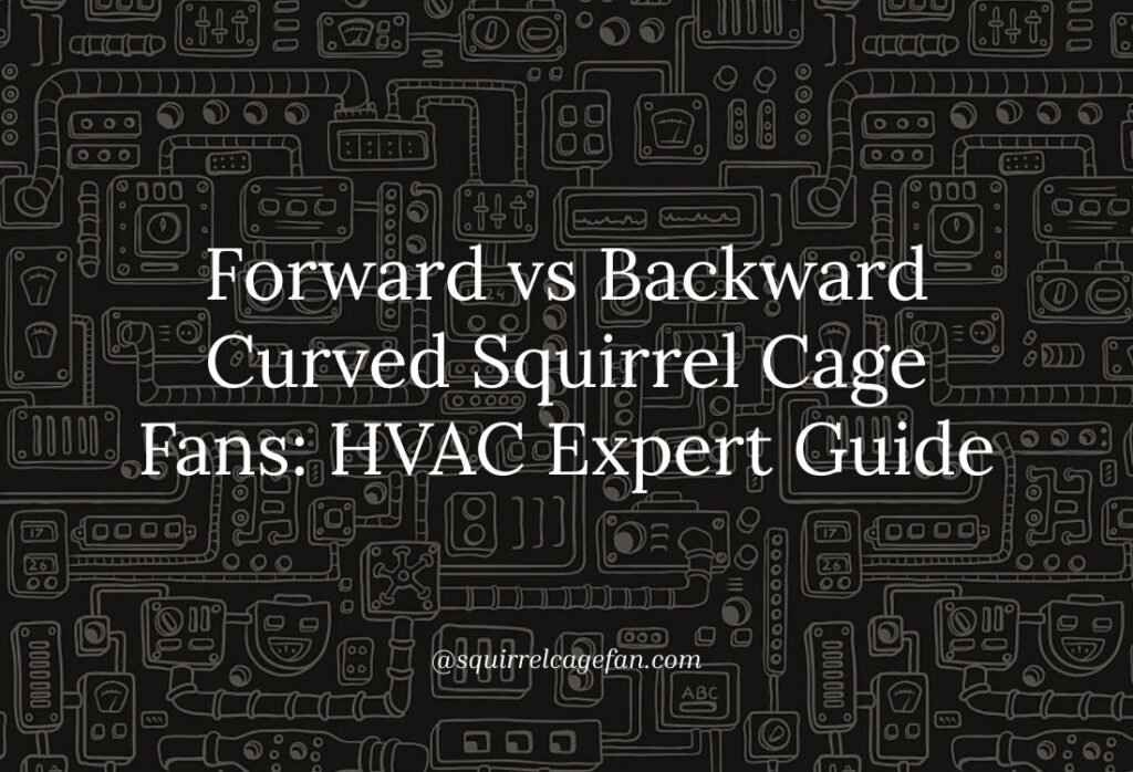 Forward-Curved vs Backward-Curved Squirrel Cage Fans: HVAC Expert Guide to Performance, Efficiency, and Applications