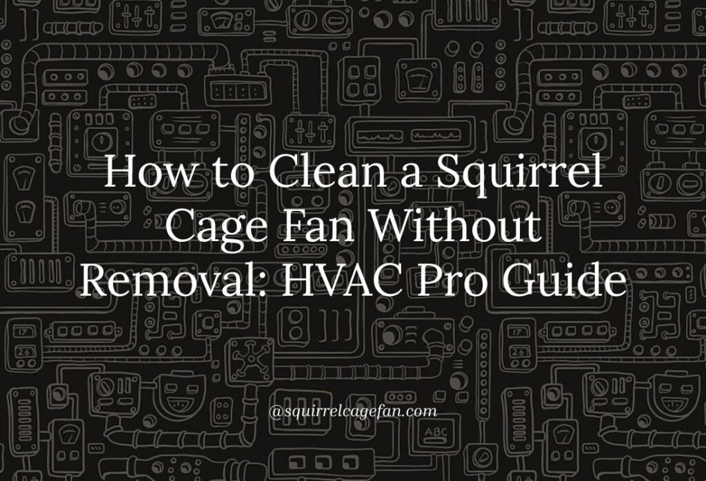 How to Clean a Squirrel Cage Fan Without Removing It: HVAC Expert’s Practical Guide
