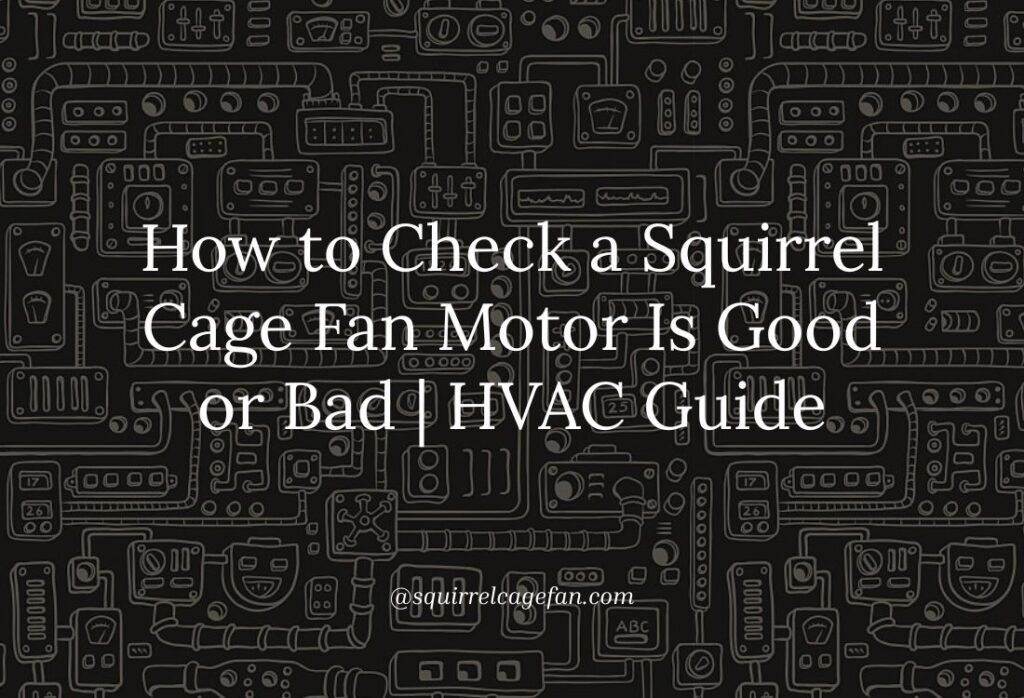 How to Check If a Squirrel Cage Fan Motor Is Good or Bad | HVAC Expert Guide