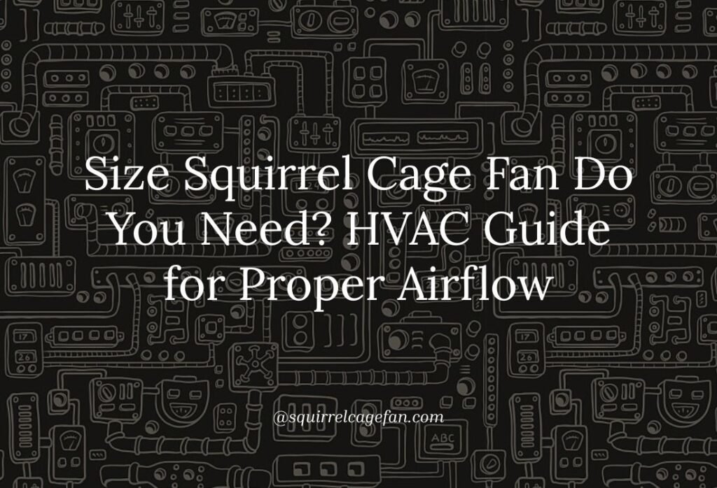 Size Squirrel Cage Fan Do You Need? Complete HVAC Expert Guide for Proper Airflow