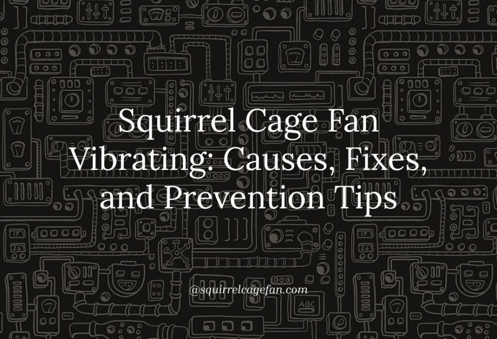 Squirrel Cage Fan Vibrating: Common Causes, Practical Fixes, and Long-Term Prevention Tips