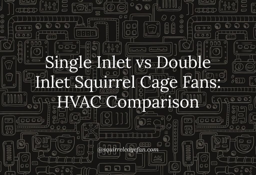 Single Inlet vs Double Inlet Squirrel Cage Fans: HVAC Expert Comparison Guide