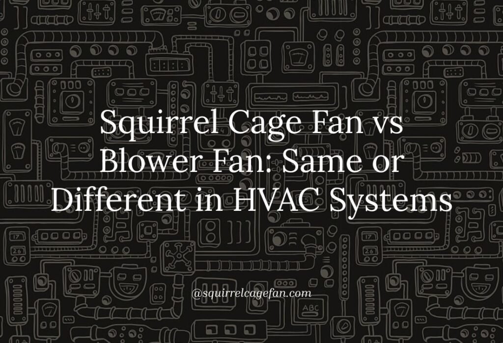 Squirrel Cage Fan vs Blower Fan: Are They the Same or Different in HVAC Systems